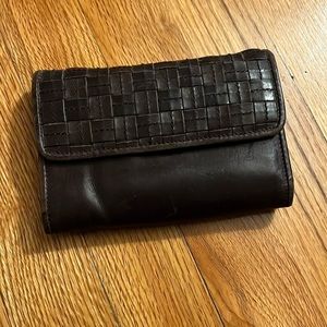 Nine West brown leather wallet